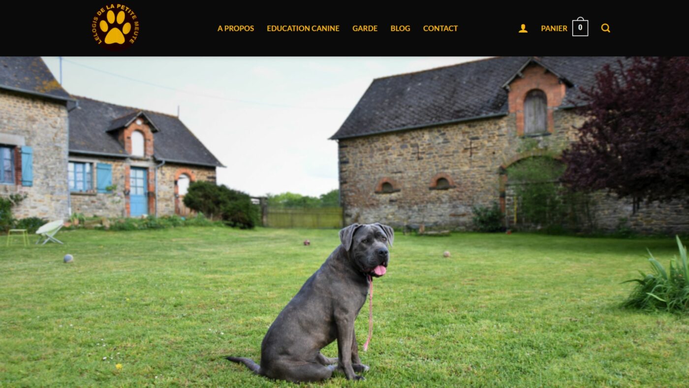 Site vitrine de garde de chiens